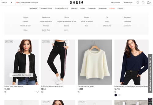 Achats en lignes